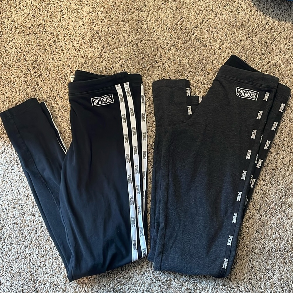 Pink Vs leggings size Xs and small